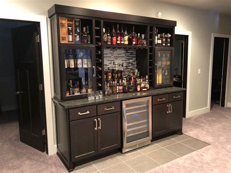 Custom Bourbon Bar - Traditional - Home Bar - Other - by KMA Storage ...