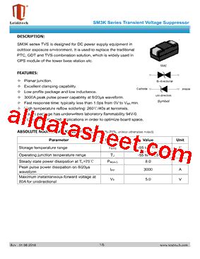 Sm K A Datasheet Pdf Shanghai Leiditech Electronic Technology Co Ltd