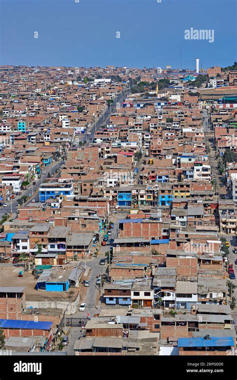 Lima Peru District Of Villa El Salvador Stock Photo Alamy