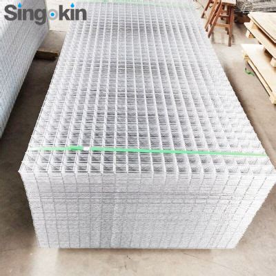 X FT Hot DIP Galvanized X Inch Aperture Welded Iron Wire Mesh Grid Panel Fence Wire Mesh
