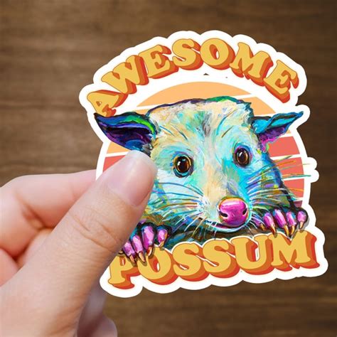 Awesome Possum Etsy