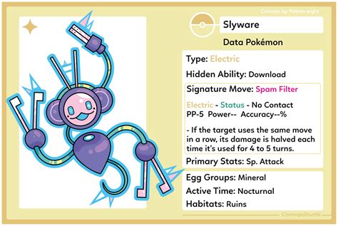 Fakemon 146 Ex Slyware By Cosmopoliturtle On Deviantart