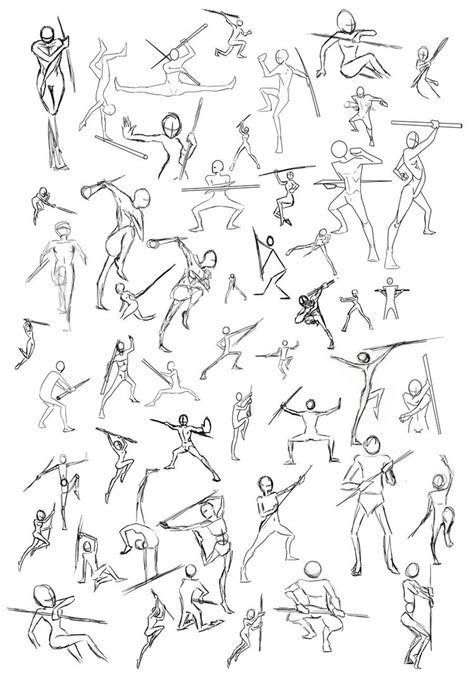 Battle Poses Drawing At Getdrawings Free Download