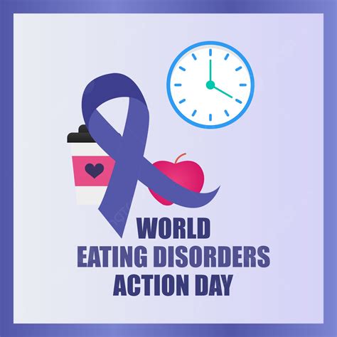 World Eating Disorders Action Day Apple And Heart Vector Design Background Diet Apple Eating