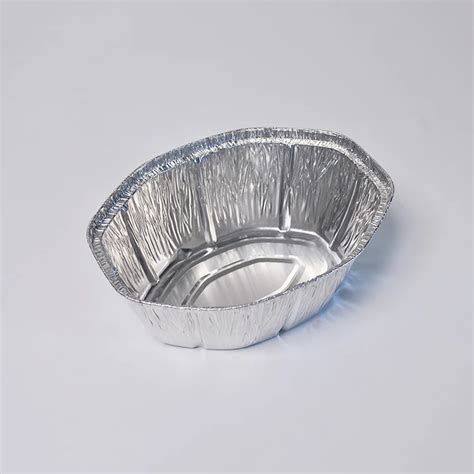 Large Capacity Disposable Deep Oval Foil Roaster Pans Aluminum Tray