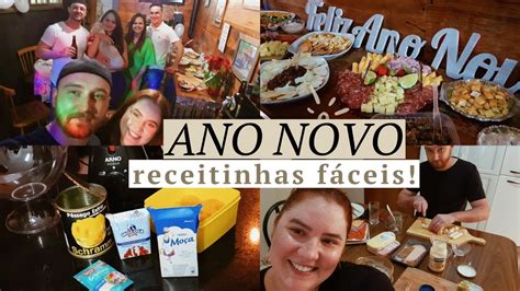 VLOG ANO NOVO petiscos e sobremesas fáceis decor e festa Amanda