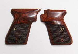 S W Walther Ppk S Altamont S Ultama Panel Checkered Rosewood