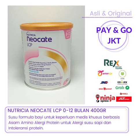 NEOCATE LCP 400GR 0-12 BULAN | Lazada Indonesia