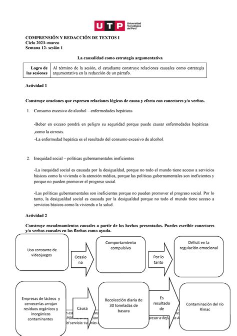 S12 s1 La causalidad como estrategia discursiva COMPRENSIÓN Y