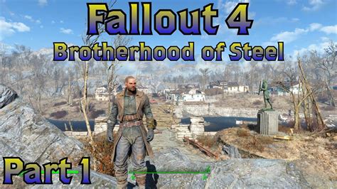 Fallout 4 Survival Difficulty Part 1 Brotherhood Of Steel Youtube