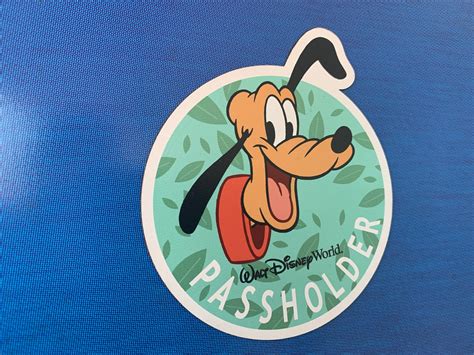 Disney Passholder Magnet Pluto Flower And Garden Festival Etsy