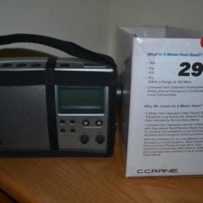 Lot C Crane Radio E Enhanced Portable Am Fm Weather And Meter