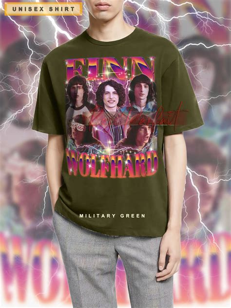 Finn Wolfhard Retro T Shirt Finn Wolfhard Fans T Finn Etsy