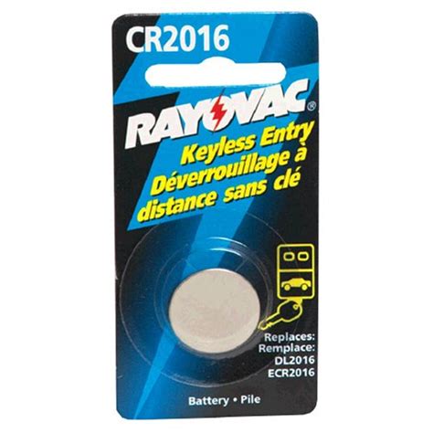 Rayovac Kecr2016 1c 3 Volt Lithium 2016 Keyless Entry Battery Automotive