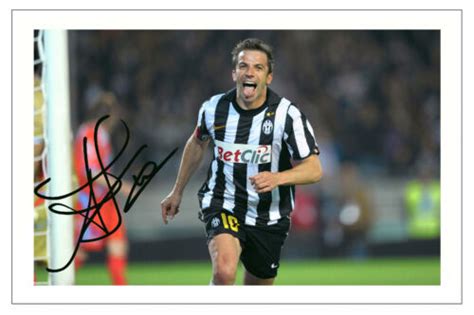 Alessandro Del Piero Juventus Soccer Signed Autograph Photo Print Ebay