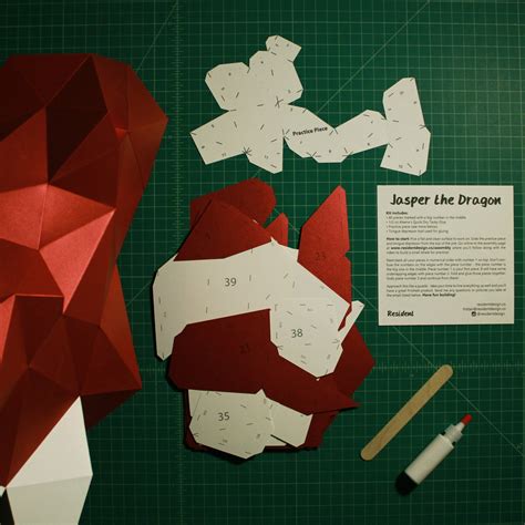 3d Origami Dragon With Stand Instructions