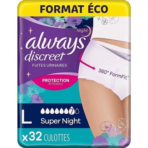 Discreet Culottes Hygi Niques Pour Incontinence Ou Fuites Urinaires