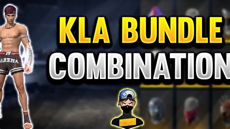 Free Fire Kla Bundle Combination Kla Character Bundle Combination