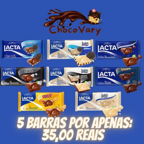 Barras De Chocolate Lacta 80g Shopee Brasil