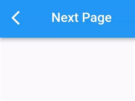 How To Change Back Button In Flutter