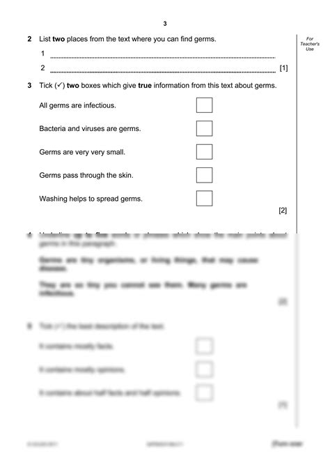 SOLUTION Cambridge Primary Progression Test English Stage 60 OFF