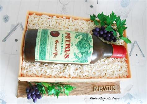 Bottle Of Petrus Decorated Cake By Lizzy Puscasu Cakesdecor