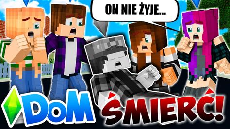 😭👻 Minecraft Dom 56 ŚmierĆ Luferka Luferek Nie żyje Simscraft