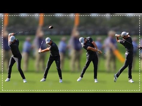 Rory Mcilroy Driver Swing Face On Slow Motion Youtube