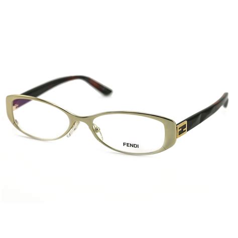 Fendi Women S Eyeglasses Ff 899 714 Gold Frame Glasses 50 16 140 Oval