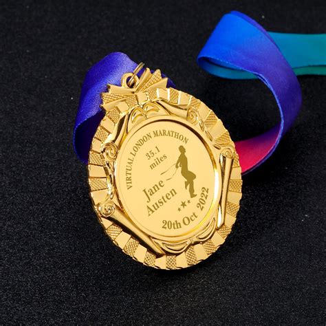 custom medal  ribbonpersonalised medalcustom medal etsy