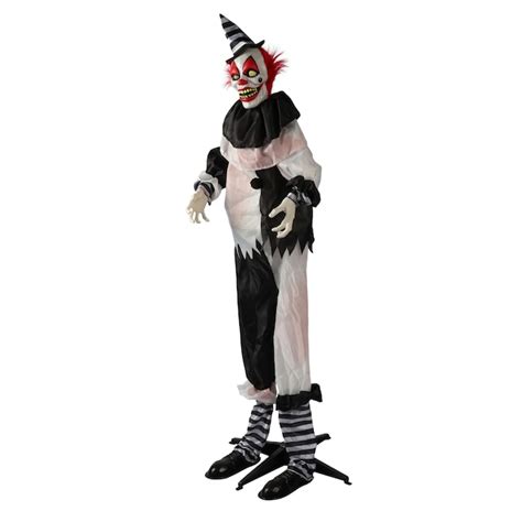 Haunted Living 558 Ft Freestanding Talking Lighted Clown Animatronic