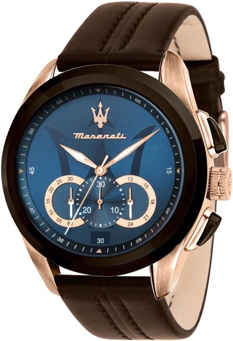 Maserati Herren Armbanduhr Chronograph Quarz Leder R8871134003 Amazon