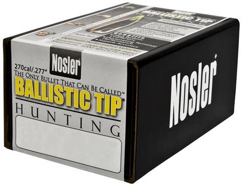 Nosler Bullet Ballistic Tip Hunting 140gr Spitzer 50 Bx Reloading Unlimited