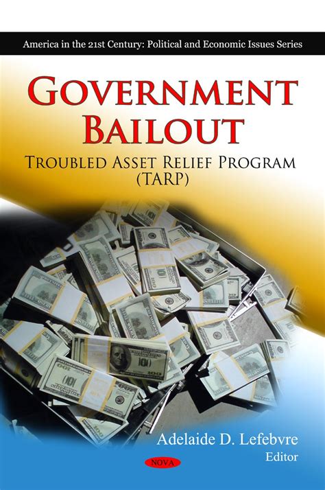 Government Bailout Troubled Asset Relief Program TARP America In