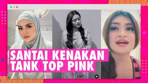 Nathalie Holscher Kenakan Tank Top Pink Bergaris Di Video Yang Beredar