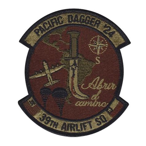 39 As Pacific Dagger 2024 Ocp Patch 39th Airlift Squadron Patches