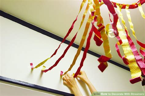 5 Ways To Decorate With Streamers Wikihow