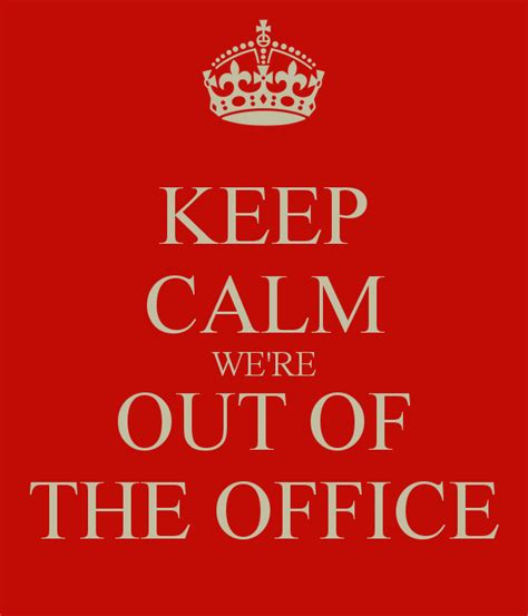 Printable Out Of Office Sign