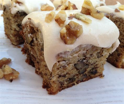 Banana Walnut Rum Cake With Cream Cheese Frosting