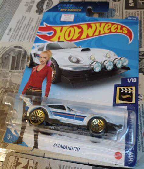 New Astana Hotto Fast Furious Spy Racers Netflix White HW Screen Time Hot Wheels Hotwheels Car