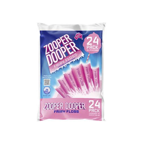 Buy Zooper Dooper Fairy Floss 24x70ml 24 Pack Coles