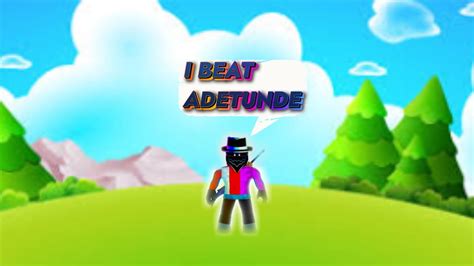 I BEAT The ADETUNDE Boss For A FREE KIT In Roblox Bedwars YouTube