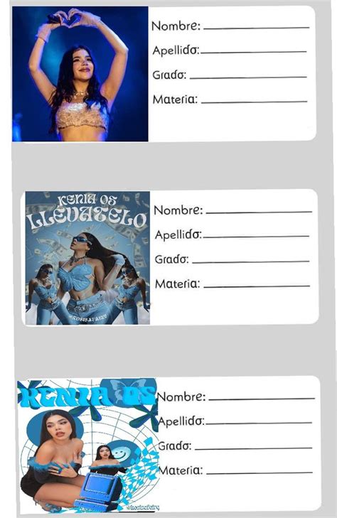 A Set Of Three Cards With Pictures Of Women In Bikinis And The Names Of Each Card