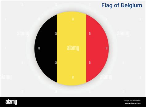 High Detailed Flag Of Belgium National Belgium Flag Europe D