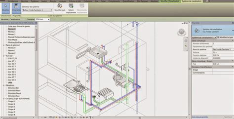 Revit M Mo Revit Mep Plomberie Canalisations Colorisation Par