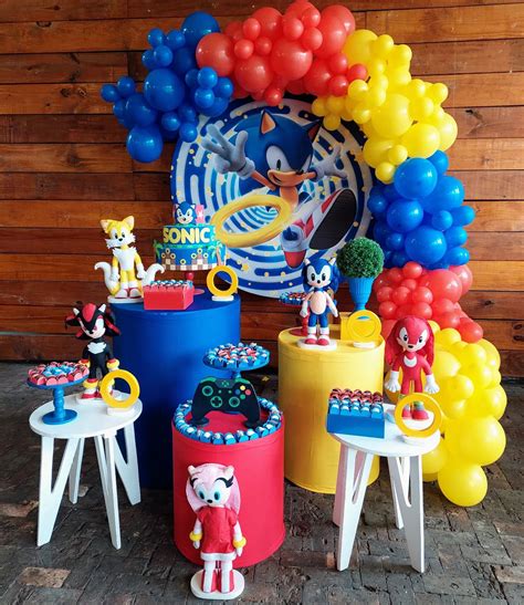 Fiesta De Sonic Decoraciones Fondos Dulceros Pasteles Y Mucho M S