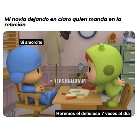 Mi novia dejando en claro quien manda en la relación Si amorcito