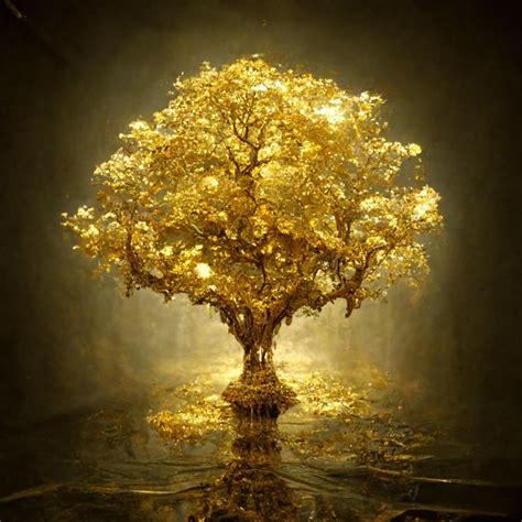 Golden Tree A Symbol Of Luck And Prosperity