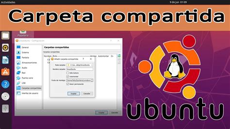 Compartir Archivos Entre Linux Ubuntu Y Windows En Virtualbox Youtube