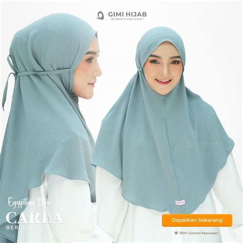 Carla Bergo Egyptian Blue Fashion Hijab Blue